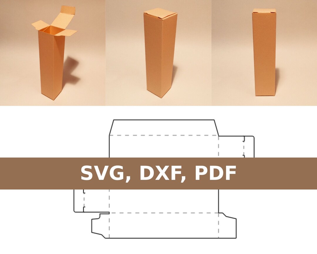 Lipstick Box Template, Lip Gloss Box, Lip Balm Box, Rouge Box, Lipstick