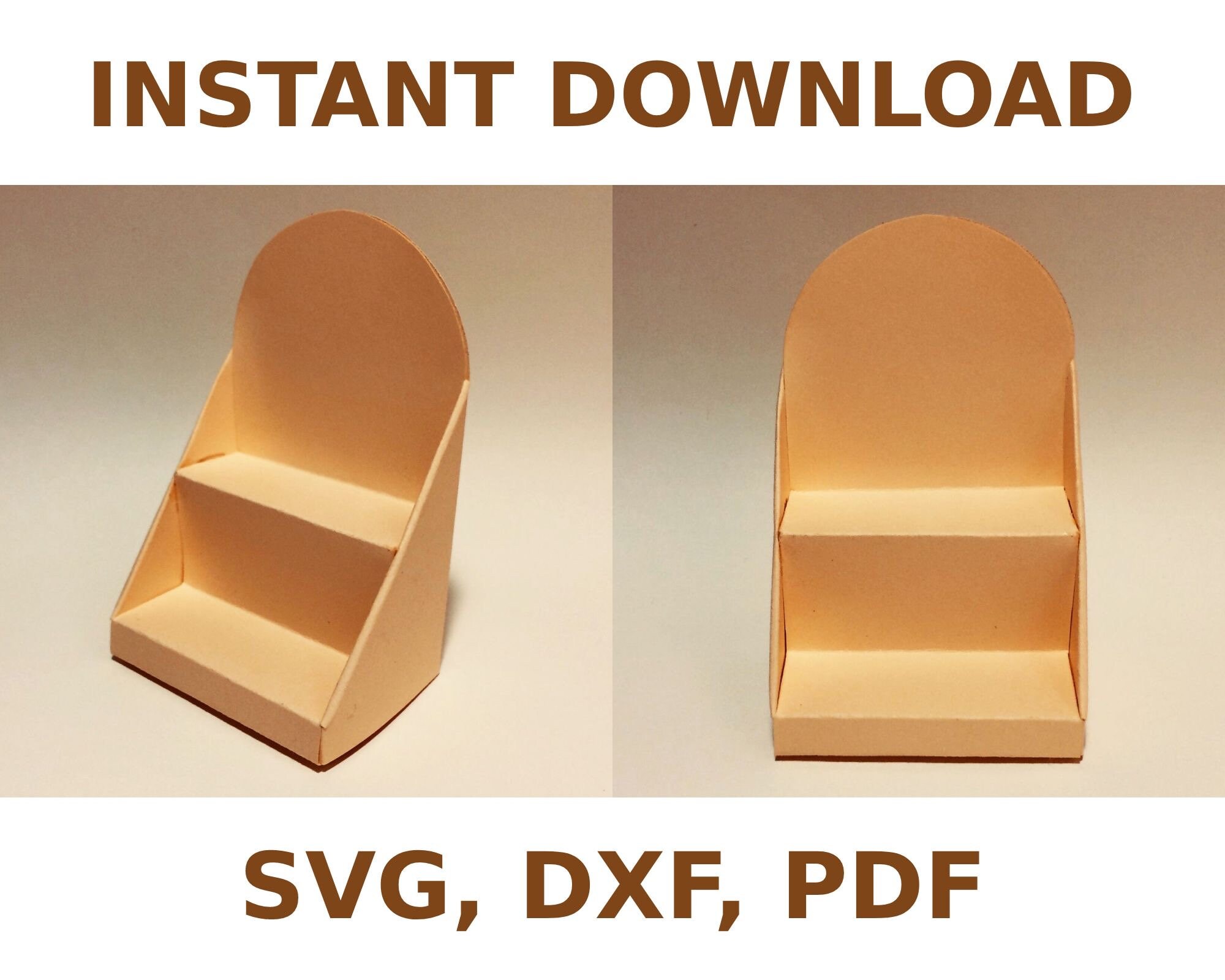 Display Stand Template Product Display Counter Stand Etsy