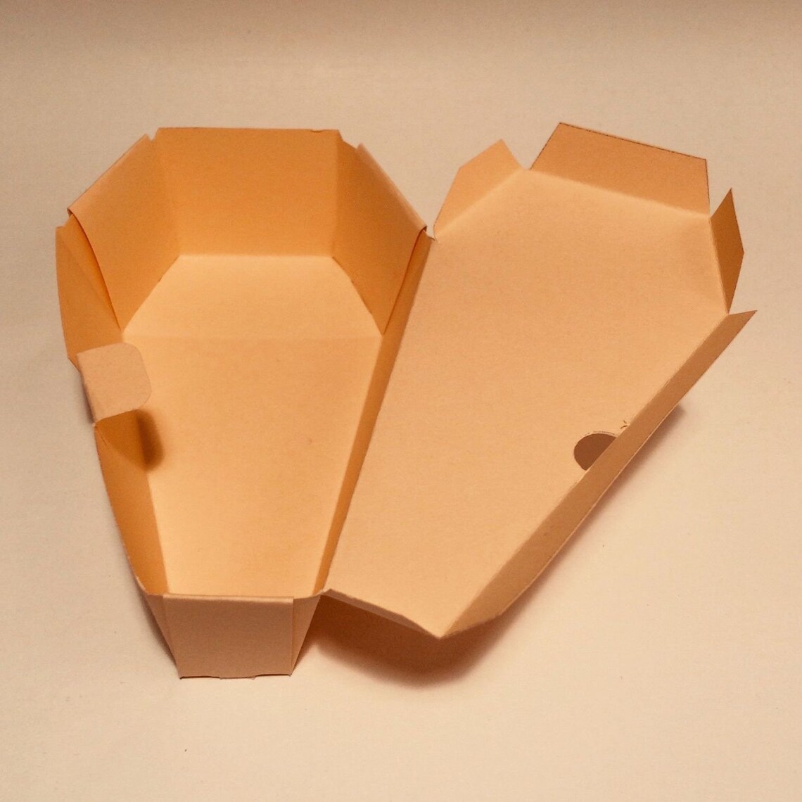 Coffin Box Template Casket Box Coffin Shaped Box Casket Etsy Canada