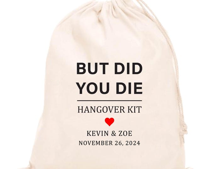 But did you die? Bags