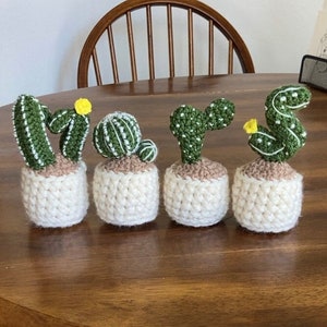 Macetas de letras de cactus personalizadas, visualización personalizada del nombre del bebé de la guardería, iniciales de decoración, cactus del alfabeto, nombre de ganchillo