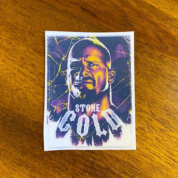 Stone Cold Steve Austin Wrestling Sticker Vinyl Sticker Waterproof Sticker Water Bottle Sticker Car Window Sticker Decal Bumper Sticker Bday