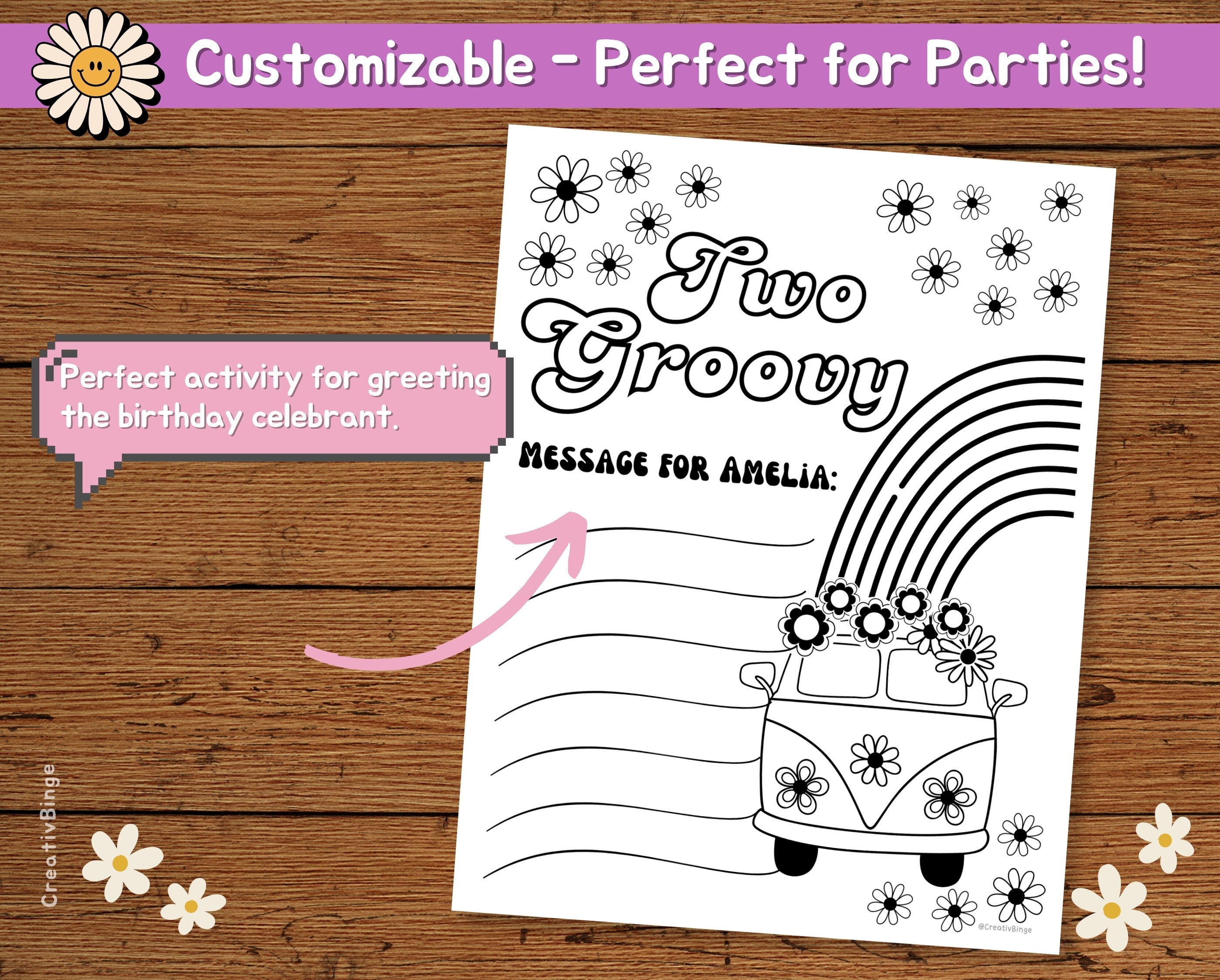 Two Groovy Coloring Pages, Groovy Coloring Page, Groovy One, Two Groovy ...