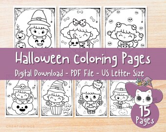 Disegni da colorare di Halloween, Disegni da colorare di streghe, Streghe kawaii, Disegni da colorare di streghe, Disegni da colorare di Halloween, Disegni da colorare per bambini, Attività di Halloween