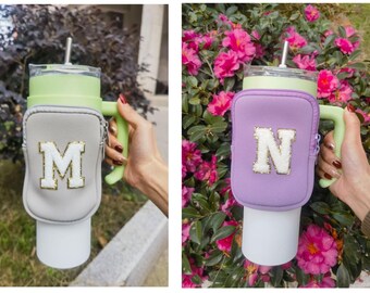 40oz tumbler Fanny pack, tumbler pouch, customized pouch, bachelorette gifts, bridesmaid gifts, custom tumbler pouch, Tumbler Backpack