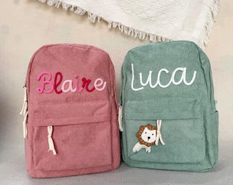 Personalized Toddler Backpack with Name | Custom Kids School Bag | Preschool Book Bag for Boys & Girls | Monogram Baby Gift