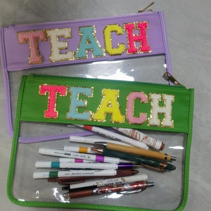 Snack Patch Bags, Nylon Snacks Travel Bag, Clear Snack Bag, Chenille Patch Bag, Teach Bag, Snack Bag, Beach Bag, Clear Storage Bag