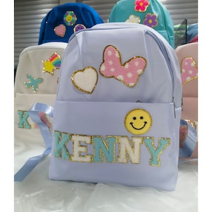 Sac à dos cousu personnalisé Back to school Sac à dos personnalisé cartable cartables personnalisés cadeaux personnalisés cadeaux de Noël