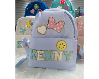 Personalized Sewn backpack Back to school Custom backpack bookbags personalized school bags  Personalized gifts Christmas gifts
