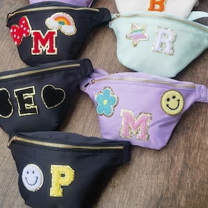 NEW!! Nylon Fanny Pack - Personalized Fanny Pack - Patch Bag - Custom Gift - Bachelorette Party - Bride Gift - Bridesmaid Gift Sewn