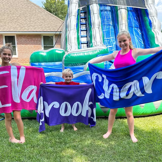Personalized Beach Towel Personalized Name Bath Towel Custom Pool Towel Beach Towel With Name Outside Birthday Vacation Gift picnic towel