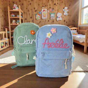 Personalized Toddler Backpack with Name | Custom Kids School Bag | Preschool Book Bag for Boys & Girls | Monogram Baby Gift