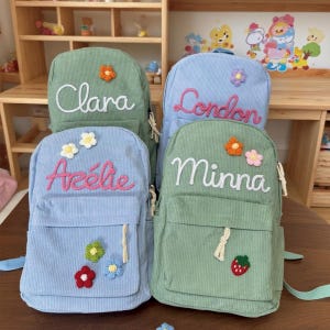 Personalized Kid BackPack/ Custom Toddler Backpack/ Back to School/ Name Backpack for Kid/ Birthday Gift For Girl/ School Bag/ Kids Backpack