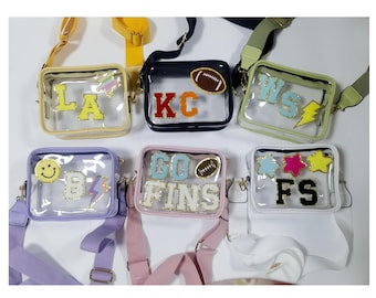 Clear Stadium Crossbody Bag, Game Day Concert Purse