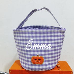 Halloween-Körbe, Halloween-Eimer, Mädchen-Halloween-Korb, Junge-Halloween-Korb, Süßes oder Saures Eimer, Süßigkeitentasche, Süßes oder Saures Halloween-Tasche