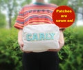 XL Custom Bridesmaid gift Makeup Bag Chenille Patch, Nylon Pouch Bag, Bags for patches, Toiletry Bags, Summer Travel Cases Large Gift product logo