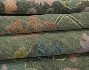10x14 Green Oushak Antique Hand-Knotted Grey Contemporary with Unique perfect design Rugs for Living area,Home Office. Large Area Rug 12x15,