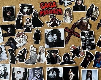 Lady Gaga Mayhem Vinyl Sticker Pack: 39 Waterproof LG7 Stickers - Etsy