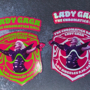 Lady Gaga Chromatica Ball Sticker: Customizable Vinyl Decal