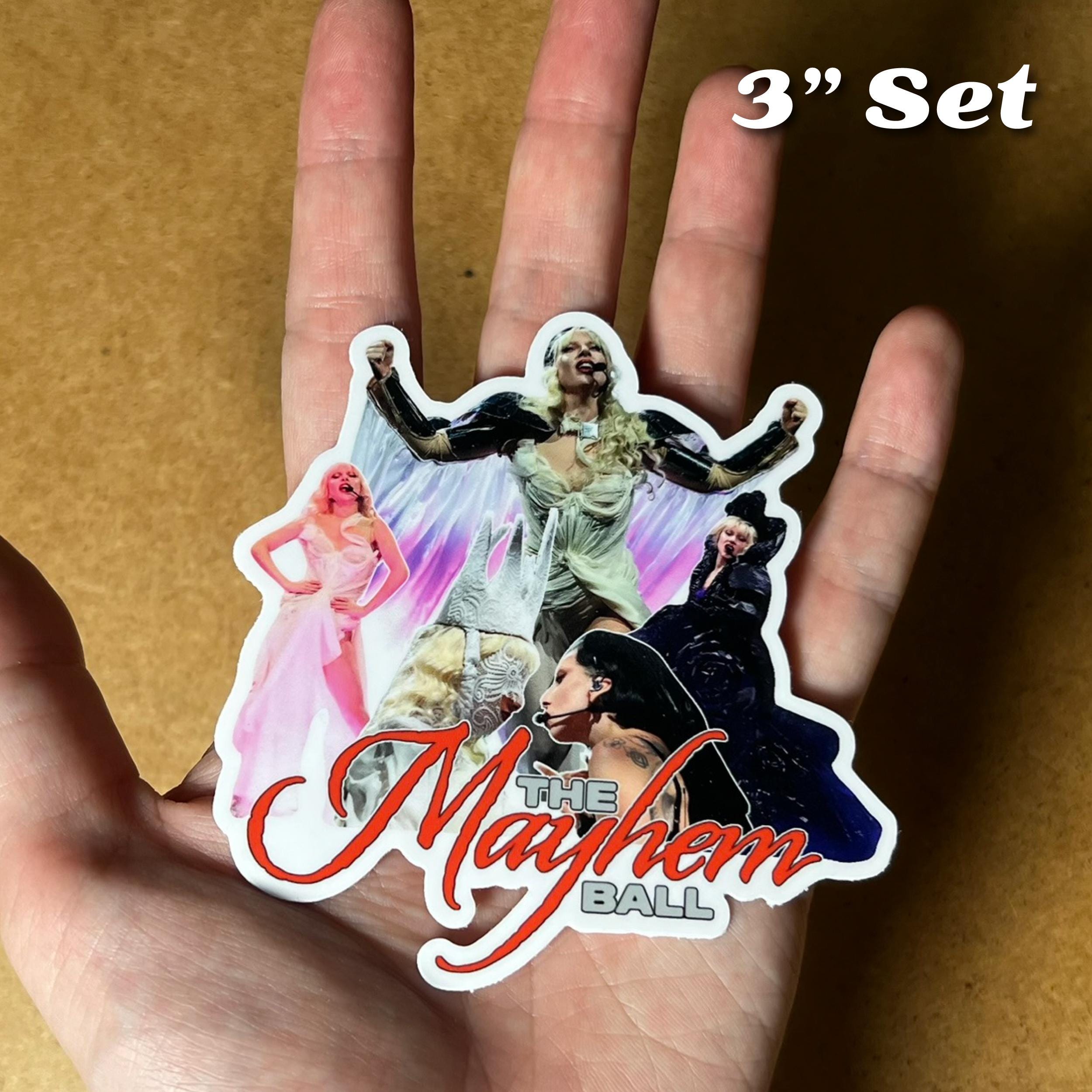 Lady Gaga Mayhem Ball Stickers: Waterproof Vinyl Decal Pack - Etsy