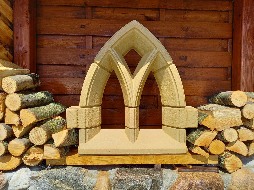 Window Larp Gothic Window Stone Garden Ruin Window Castle Villa Ruin Art Sandstone ...