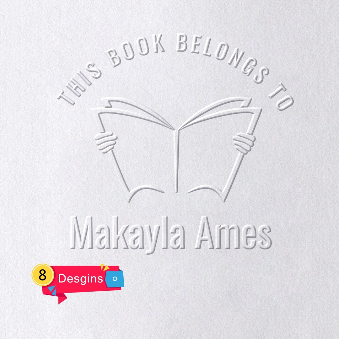 Personalized Book Embosser from the Library of Book Embossercustom