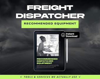 Frachtführer Ausrüstungs-Guide | Empfohlene Werkzeuge Dienste | Büroeinrichtung | Versand BusinessGründung Checkliste PDF