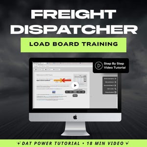 Freight Dispatcher Load Board Training | DAT Power Tutorial | Find Loads Video Guide | Rate Negotiation | Dispatch Business