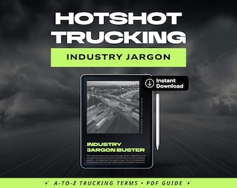 Hotshot Trucking Jargon Buster | Nutzungshinweise für Eigentümer und Unternehmer (PDF-Download)
