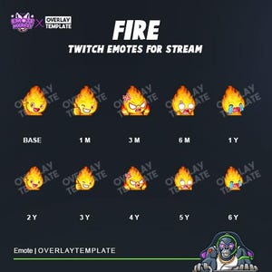 Fire Emotes for Discord, Twitch, and VTuber