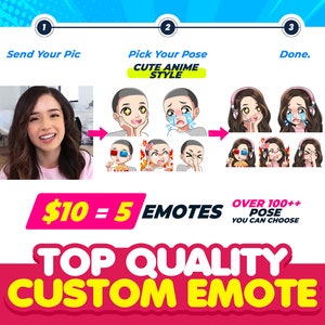 Creative Vtuber Emotes | Kawaii & Engaging Emotes | Transform Your Gaming Streams - Kawaii Sparkle
