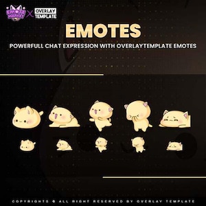 Twitch Emotes: expressief kattenemotepakket voor levendige chatmomenten