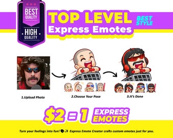 Best Streamer Emotes Collection | Engaging & High Quality Emoticons for Professional Streamers