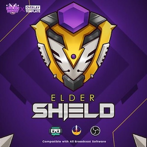 ElderShield Legendary Animated Alert for Streamers | Twitch Overlay, YouTube Alert, Streaming Animation