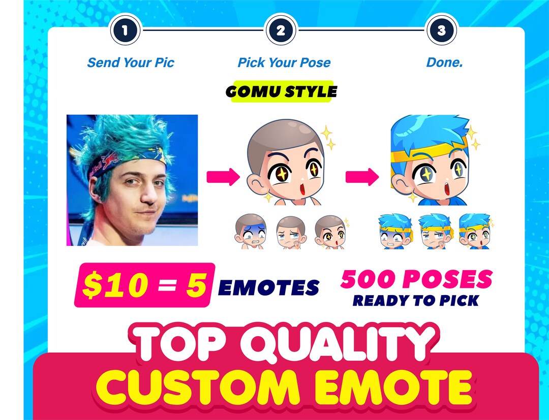 Tailored Twitch Icons | Adorable Emote Designs | Boost Your Streaming ...