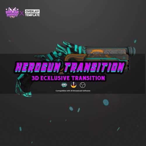 Animated Transition Hero Gun Dynamic Firepower Effect for Streamers ...
