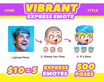 Sweet Emotes Collection | Adorable Twitch, Kick, Discord, Vtuber Streamer Emotes | Charming Style