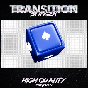 May include: A blue 3D dice with a white spade symbol on one side. The dice is against a transparent background.