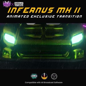 Animated Transition Fiery Inferno High-Impact Visuals for Streamers - Streaming Effects, Twitch Transition, Twitch Stringer