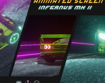InfernusMKII-geanimeerd streamscherm: Epic Fire-overlay (MP4 en WEBM)