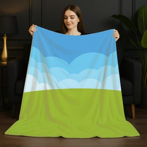 Blanket Mockup for Canva & Photoshop | Cozy Blanket Template | Editable Digital Mockup | Instant Download | Drag and Drop Design
