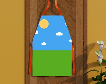 AOP Apron Mockup with black Strap, Apron , Transparent Overlay ,Perfect for Canva Creations , Perfect for Canva Creations  Print on Demand