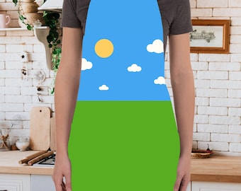 AOP Apron Mockup with Transparent Overlay | Perfect for Canva Creations | Customizable Apron Mockup for Print