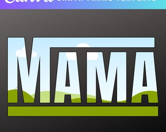 Checkered Mama png, Mama Png, Racing Mama T-shirt Design, Race Mama Sublimation, Retro Mama, Canva Frames Bundle