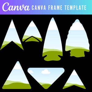 Canva Frames Arrowhead , Canva template Arrowhead  | Arrowhead Arrowhead Outline | Arrowhead