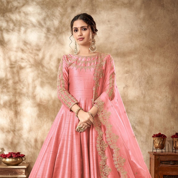 Special Occasion Party Wear Heavy Designer Collection Readymade Anarkali Gown Suits Pakistani Indian Reception Wear Long Anarkali Gown Dress