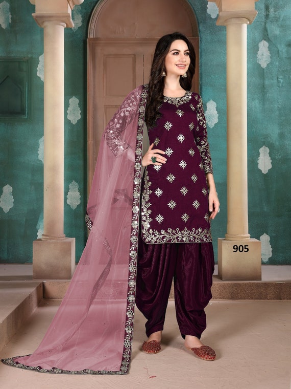 Black printed cotton unstitched salwar salwar suit material - Rajnandini -  4207151