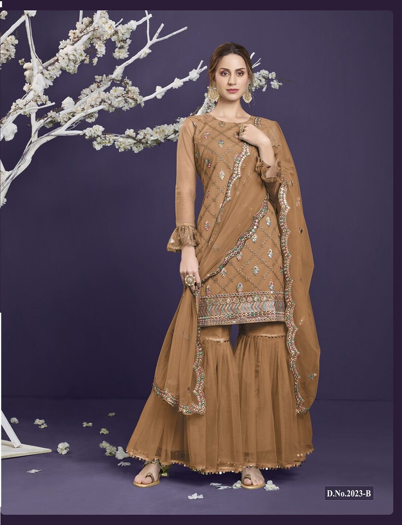 New Heavy Butterfly shops Net With Embroidery Sequence Work Salwar Kameez Party Wear Women's Special Bollywood Dresses Marriage Function Wear Suit