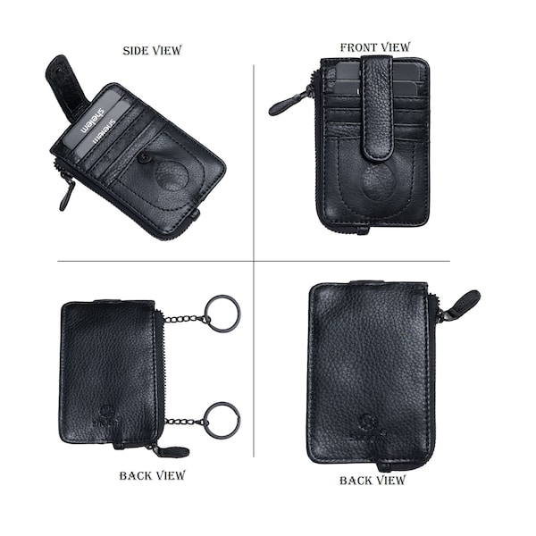 radis Wallet, Key Case voor AirTag of voor Smarttag, Portemonnee, Echt Leer geschikt voor Apple Airtag en ook Samsung Smart tag