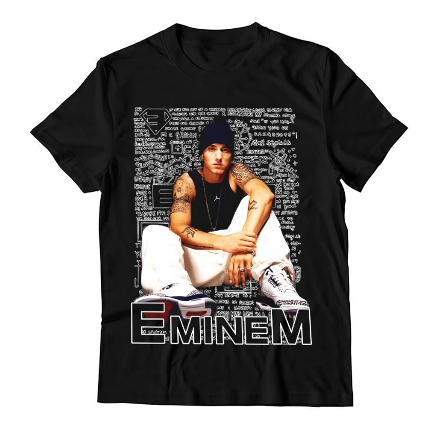 Discover Eminem Shirt Vintage Hip Hop 90s Retro Graphic Tee Rap